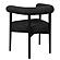 Spara Black Boucle Dining Chair by TOV Furniture