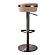 Astro Cafe au Lait Woven Vegan Leather Adjustable Stool by TOV Furniture