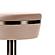 Astro Cafe au Lait Woven Vegan Leather Adjustable Stool by TOV Furniture