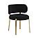 Margaret Black Boucle Dining Chair by TOV Furniture