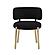 Margaret Black Boucle Dining Chair by TOV Furniture