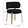 Margaret Black Boucle Dining Chair by TOV Furniture