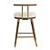 Juniper Cream Velvet Barstool by TOV Furniture