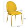 Lauren Yellow Vegan Leather Kitchen Chairs - Set of 2 by TOV Furniture