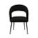 Rocco Black Boucle Dining Chair by TOV Furniture