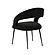 Rocco Black Boucle Dining Chair by TOV Furniture
