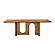 Satra Walnut Rectangular Dining Table by TOV Furniture