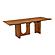 Satra Walnut Rectangular Dining Table by TOV Furniture