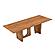 Satra Walnut Rectangular Dining Table by TOV Furniture