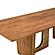 Satra Walnut Rectangular Dining Table by TOV Furniture