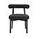 Spara Black Boucle Side Chair by TOV Furniture