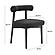 Spara Black Boucle Side Chair by TOV Furniture