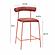 Liliana Mauve Performance Velvet Counter Stool by TOV Furniture