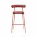 Liliana Mauve Performance Velvet Bar Stool by TOV Furniture