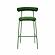 Liliana Forest Green Performance Velvet Bar Stool by TOV Furniture