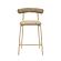 Liliana Taupe Velvet Counter Stool by TOV Furniture