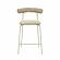 Liliana Taupe Performance Velvet Counter Stool by TOV Furniture