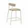 Liliana Taupe Performance Velvet Counter Stool by TOV Furniture