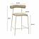 Liliana Taupe Performance Velvet Counter Stool by TOV Furniture