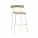 Liliana Taupe Performance Velvet Bar Stool by TOV Furniture
