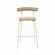 Liliana Taupe Performance Velvet Bar Stool by TOV Furniture