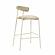 Liliana Taupe Performance Velvet Bar Stool by TOV Furniture