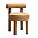 Carmel Cognac Velvet Dining Chair by TOV Furniture