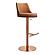 Reagan Cafe Au Lait Houndstooth Adjustable Swivel Stool by TOV Furniture