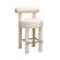 Carmel Cream Velvet Counter Stool by TOV Furniture