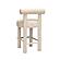 Carmel Cream Velvet Counter Stool by TOV Furniture
