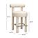 Carmel Cream Velvet Counter Stool by TOV Furniture