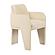 Leo Cream Vegan Leather Dining Chair by TOV Furniture