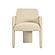 Leo Cream Vegan Leather Dining Chair by TOV Furniture