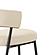 Maxine Cream Vegan Leather Dining Chair by TOV Furniture