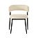 Maxine Cream Vegan Leather Dining Chair by TOV Furniture