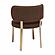 Margaret Chocolate Brown Boucle Dining Chair by TOV Furniture