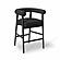 Spara Black Performance Boucle Counter Stool by TOV Furniture
