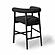 Spara Black Performance Boucle Counter Stool by TOV Furniture