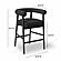 Spara Black Performance Boucle Counter Stool by TOV Furniture