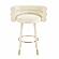 Betty Cream Velvet Barstool by TOV Furniture