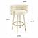 Betty Cream Velvet Barstool by TOV Furniture