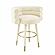 Betty Cream Velvet Counter Stool by TOV Furniture
