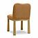 Tiara Cognac Performance Velvet Oak Dining Chair by TOV Furniture