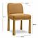 Tiara Cognac Performance Velvet Oak Dining Chair by TOV Furniture