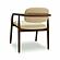 Betsy Taupe Vegan Leather Dining Chair by TOV Furniture