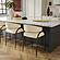 Tatum Cream Performance Vegan Leather Counter Stool by TOV Furniture