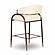 Tatum Cream Performance Vegan Leather Counter Stool by TOV Furniture