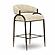 Tatum Taupe Textured Performance Boucle Counter Stool by TOV Furniture