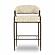 Tatum Taupe Textured Performance Boucle Counter Stool by TOV Furniture