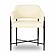 Sezanne Cream Vegan Leather Dining Chair by TOV Furniture